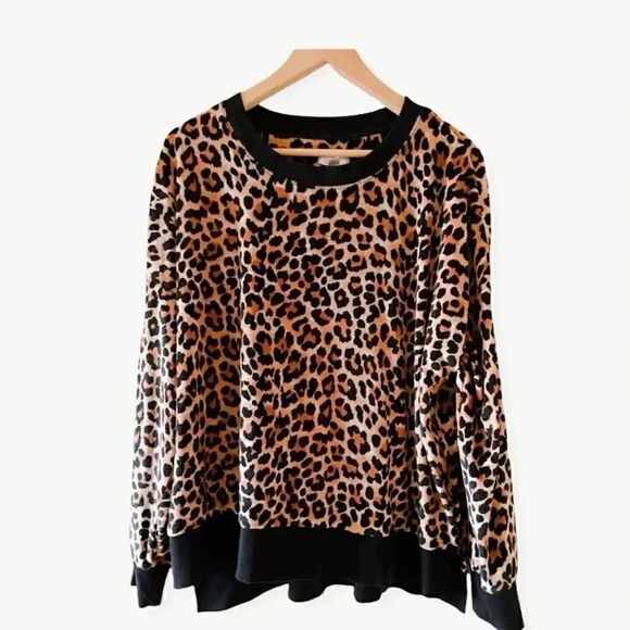 Secret Treasures Trendy Leopard Lounge Loungewear Animal Print  Set SZ XL - Picture 2 of 6